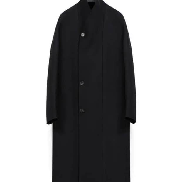 마마가리 MTR 카프탄 코트 46 블랙