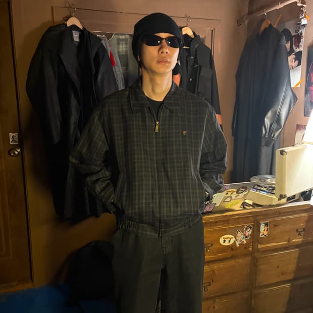 KOLON MANSTAR SILK WOOL ZIPUP JACKET