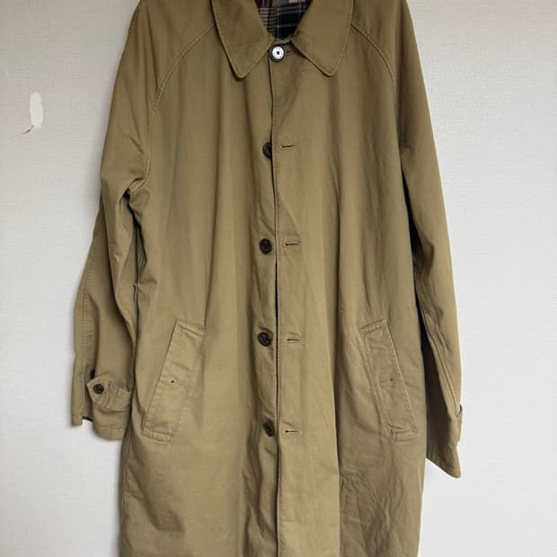 XL 폴로 랄프로렌 마드라스 체크 리버시블 코튼 발마칸