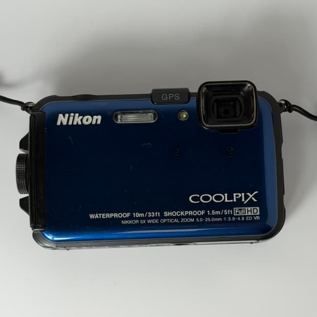 니콘 쿨픽스 aw100 블루