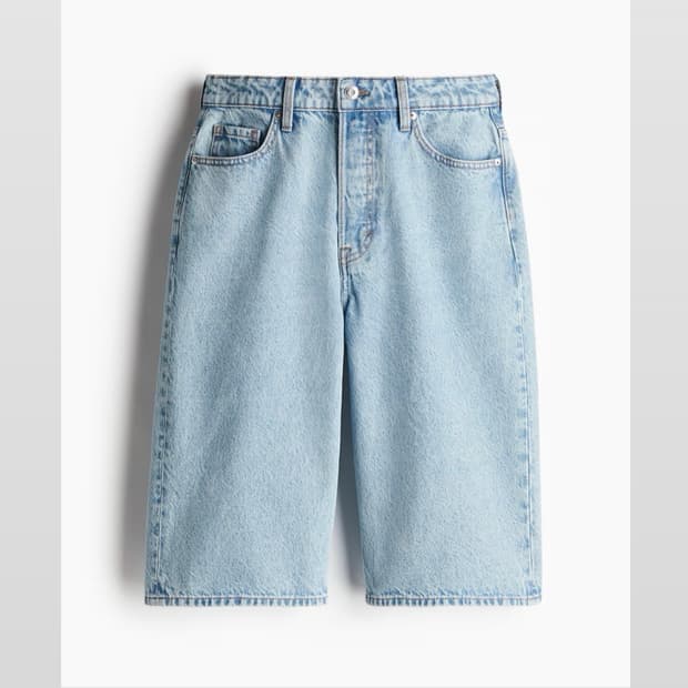 (새상품) H&M 버뮤다 5부 데님팬츠 (26-27)
