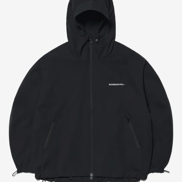 (노매뉴얼) PENON WIND SHELL - BLACK M사이즈 판매