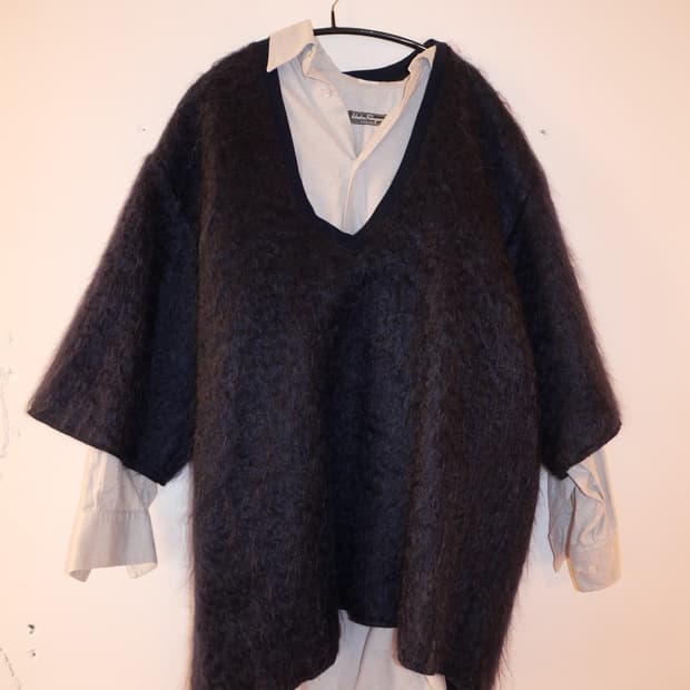 BLESS N°70 oversized mohair top