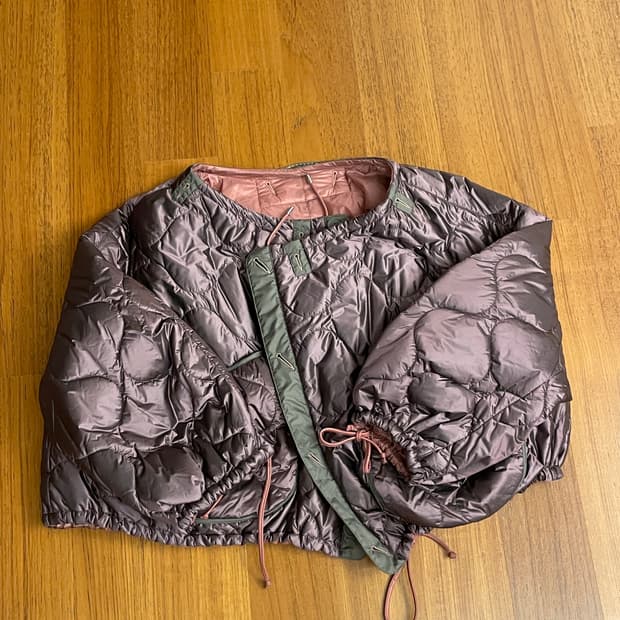 Marfa Stance 마르파스탠스 리버시블 봄버 패딩 재킷 (xs-s)