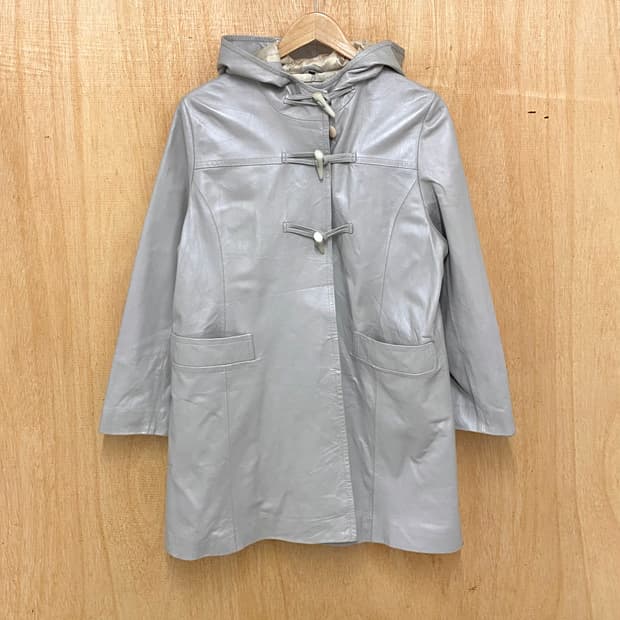 BALMAIN leather duffle coat 발망 레더 더플코트