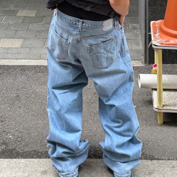 리바이스 실버탭 배기