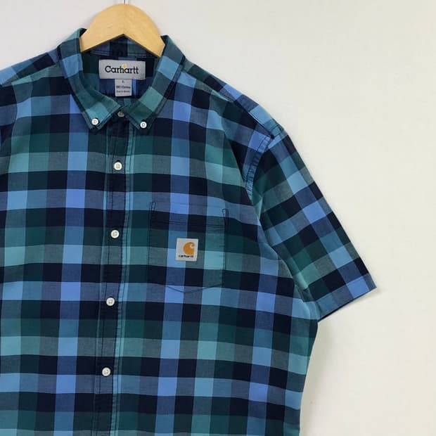 105 칼하트 옥스포드 체크 셔츠