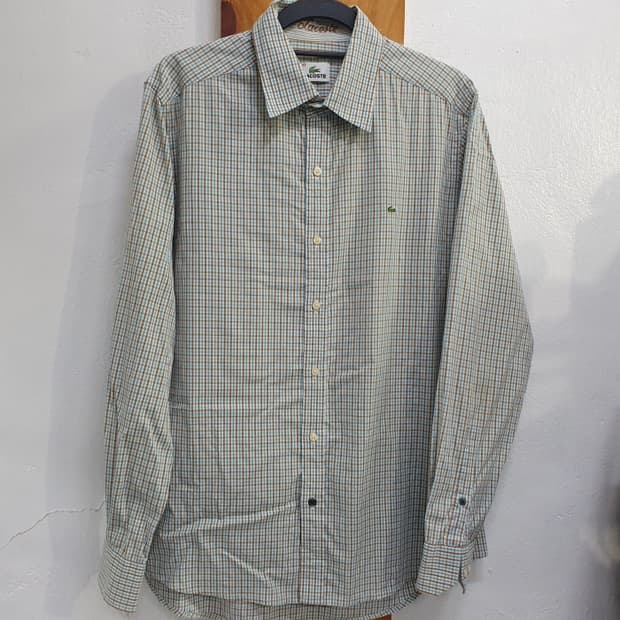 라코스테 긴팔체크셔츠(105)