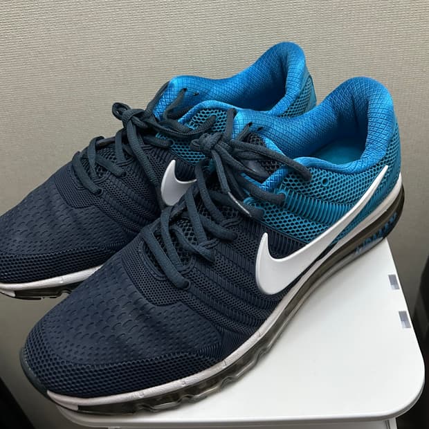 나이키 에어맥스 2017 블루