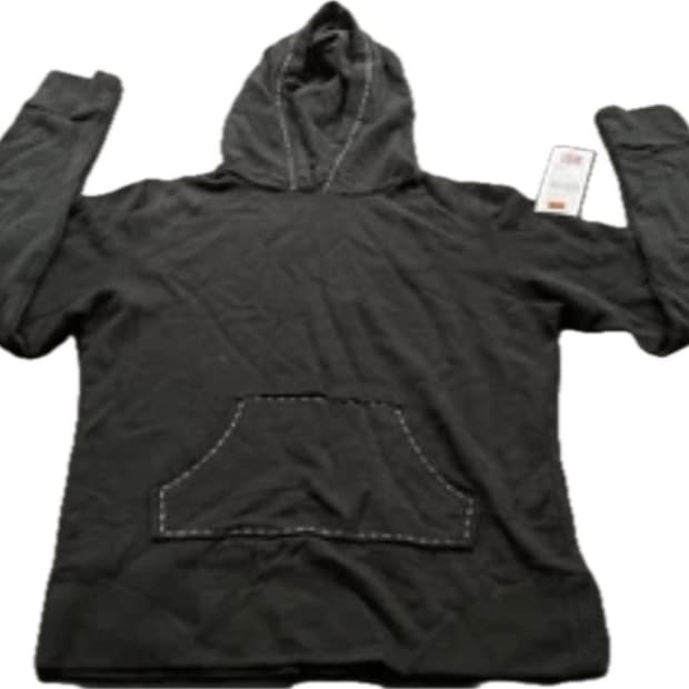 jansport 블랙 플오버 후드