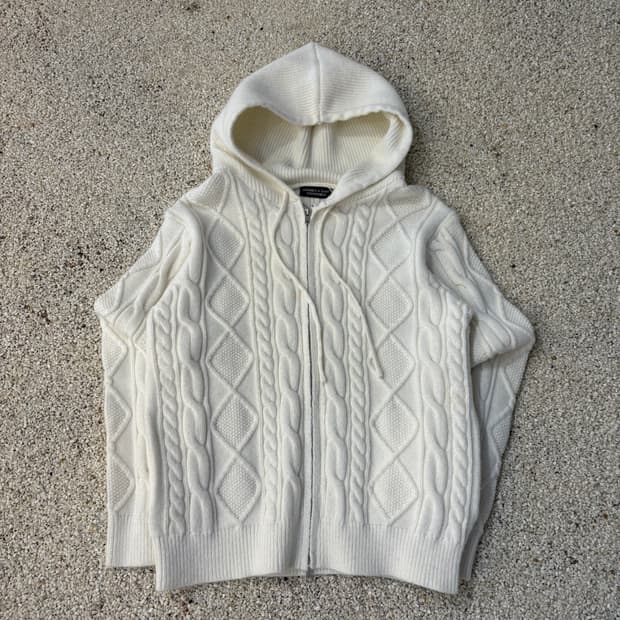 보세 꽈배기 후드집업⭐️827