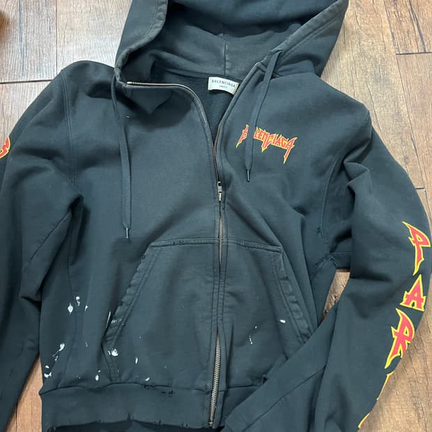 발렌시아가 메탈리카 후드집업 [s]