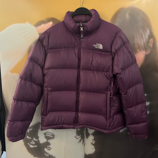 노스페이스 퍼플 700눕시패딩