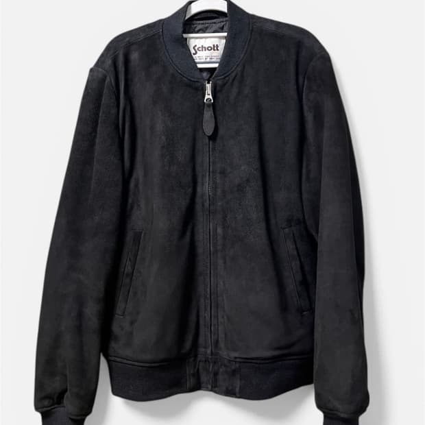 Schott 쇼트 Suede 스웨이드 Bmoner jacket L