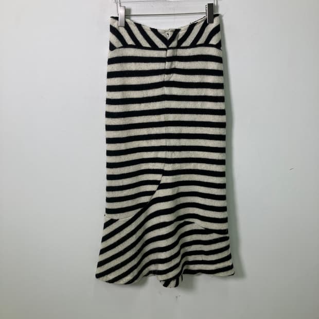 03FW 준야 와타나베 꼼데가르송 스트라이프 롱 스커트 S