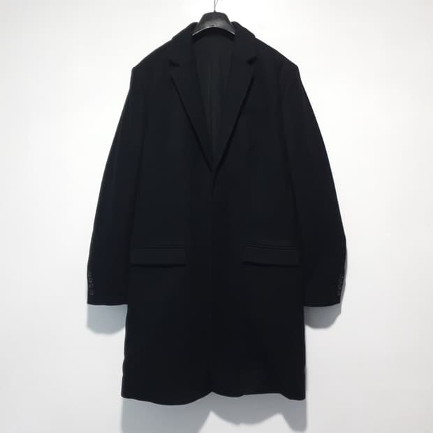 M) 올세인츠 이태리 폴리아미드 비스코스 레이너 싱글 히든버튼 코트 자켓