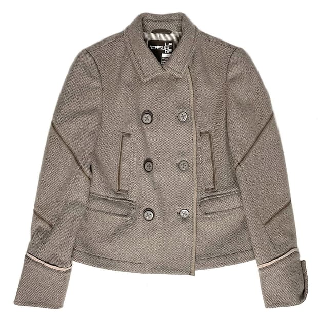 Marithe Francois Girbaud 더블 울 숏 코트 