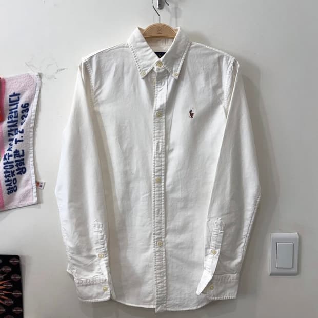 160. 폴로 화이트 셔츠