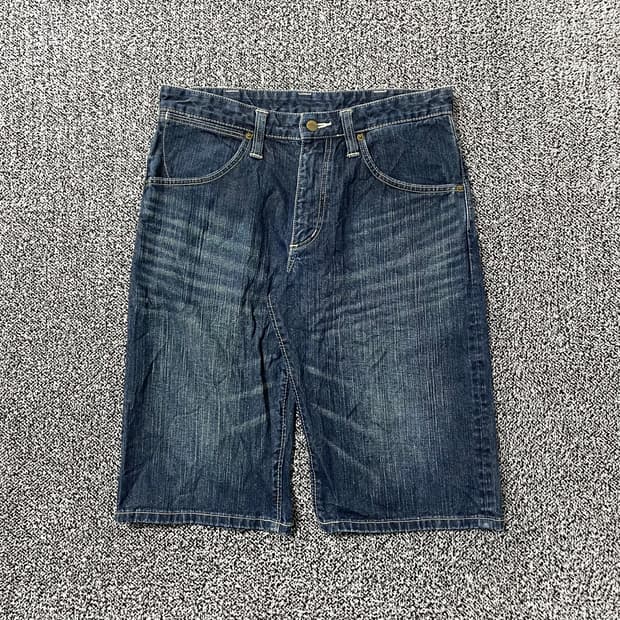 빈티지9. WRANGLER 랭글러 워시드 숏팬츠 반바지 데님팬츠 청반바지