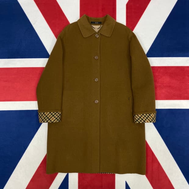 닥스 울 캐시미어 롱코트 실측 여성 55-66