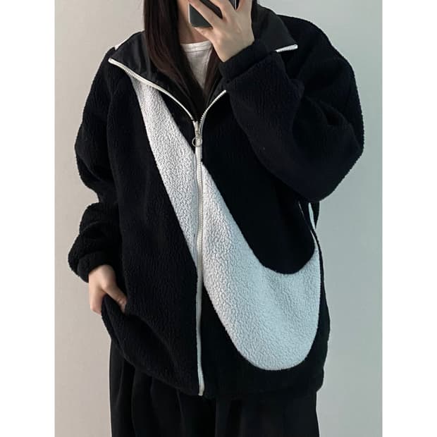 나이키 리버시블 후리스점퍼