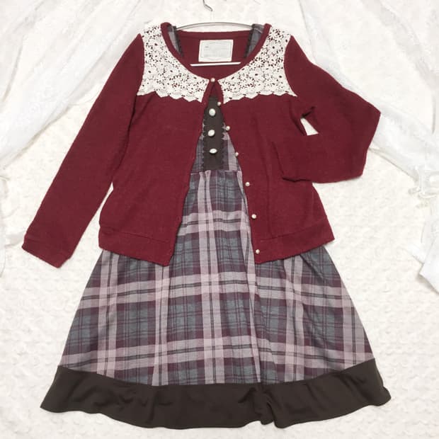 빈티지 올리브 데 올리브 크로셰 가디건