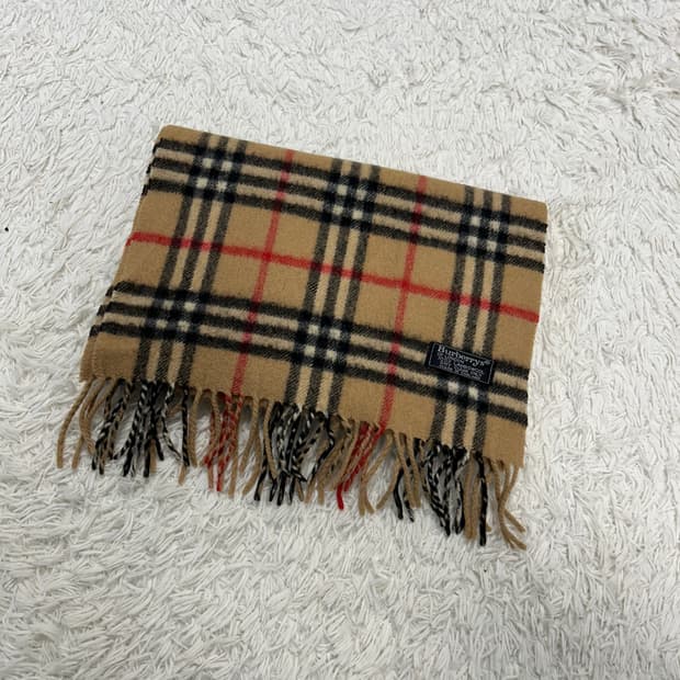 버버리 램스울 머플러