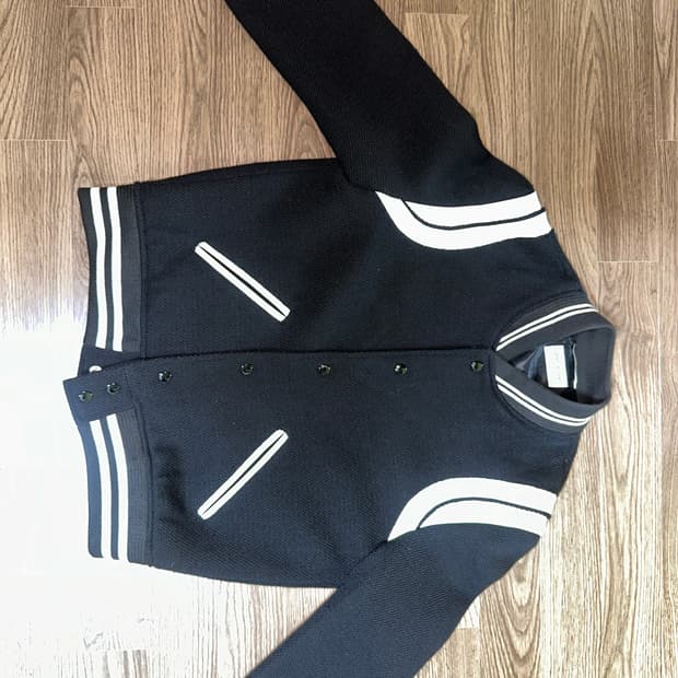 생로랑 바시티 자켓 48