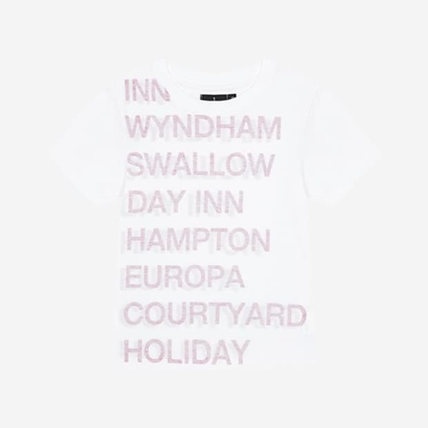 사파리스팟  1/2 HIGHWAY INN TEE (WHITE/RED)