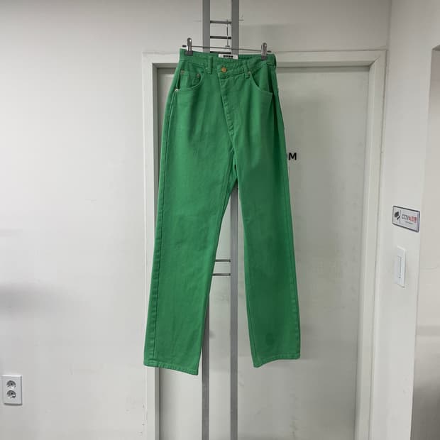 EENK 잉크 그린 데님 팬츠 S(W)
