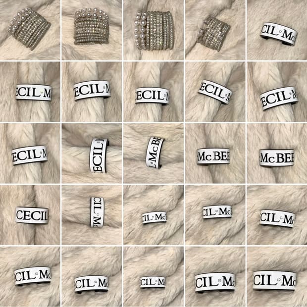 갸루 세실 맥비 CECIL McBEE 뱅글 팔찌