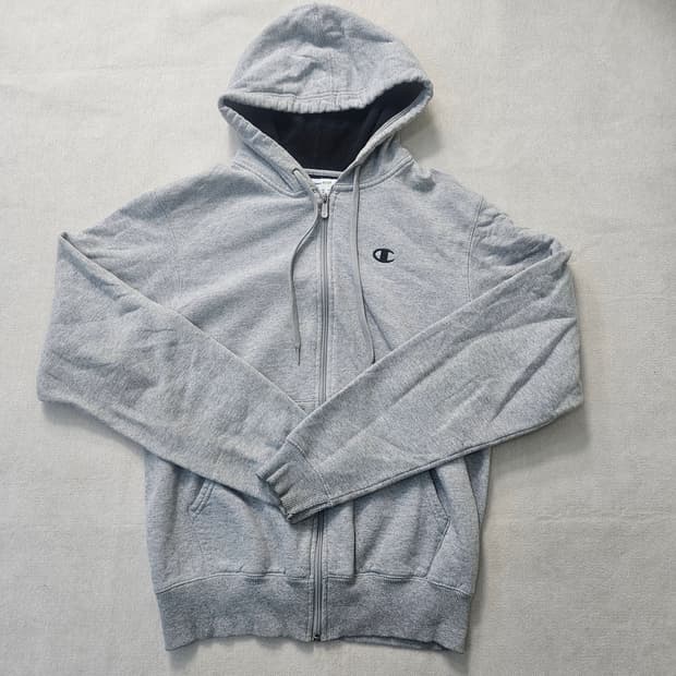 L 챔피온 C로고 그레이 후드집업0303Y