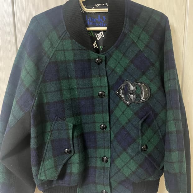 럭키슈에뜨 체크 점퍼 36