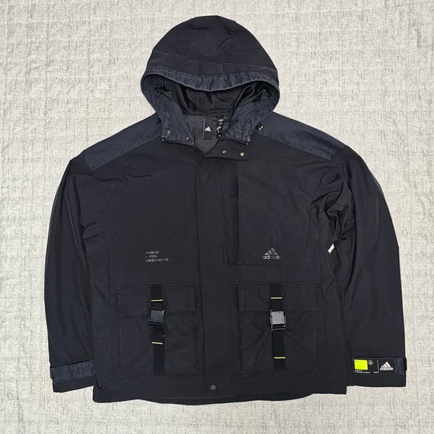 아디다스 테크 우븐 백 자켓