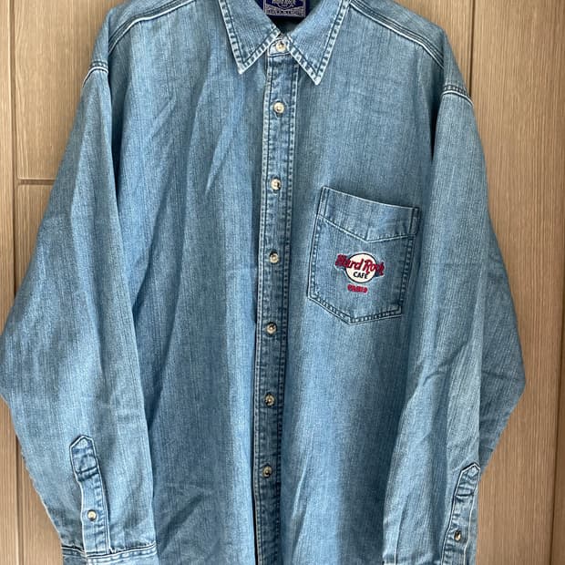 하드락카페 데님 셔츠 (Paris)