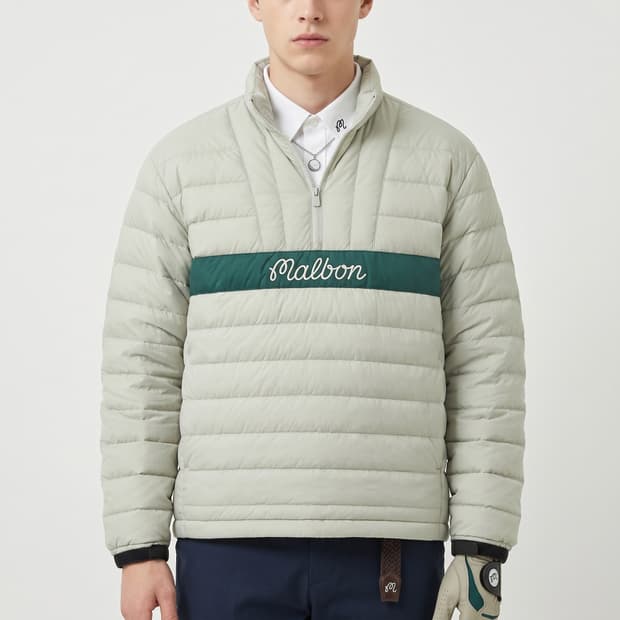 정품 말본 골프 남성 아노락 경량 구스다운 베이지 105(XL)