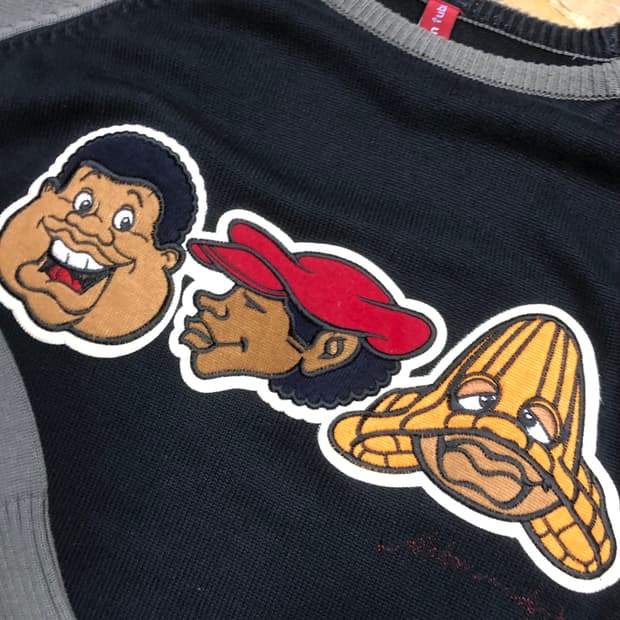 플레티넘 후부 팻 알버트 니트