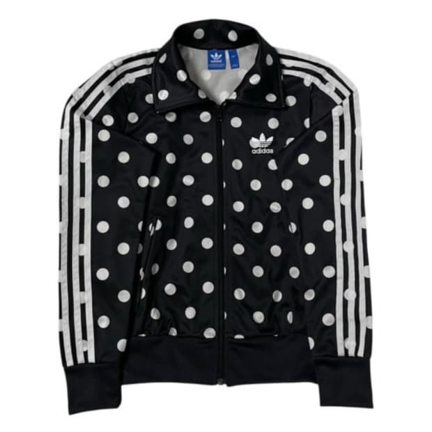 아디다스 파이어버드 도트 땡땡이 져지 트랙탑