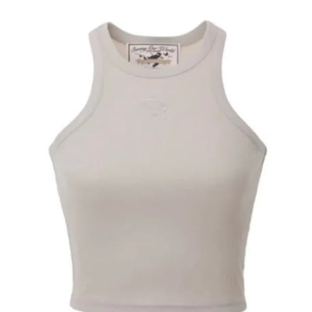 쓰리타임즈 쥬얼 탱크탑 베이지 S (새상품)