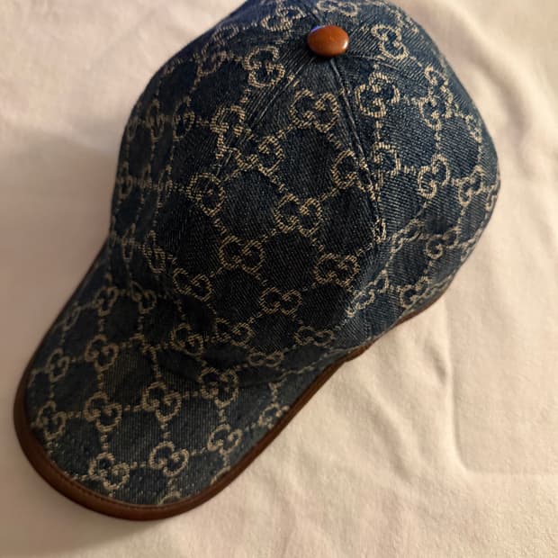 구찌 데님 볼캡 XL