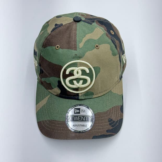 Stussy SS Link 9Twenty Cap Woodland Camo