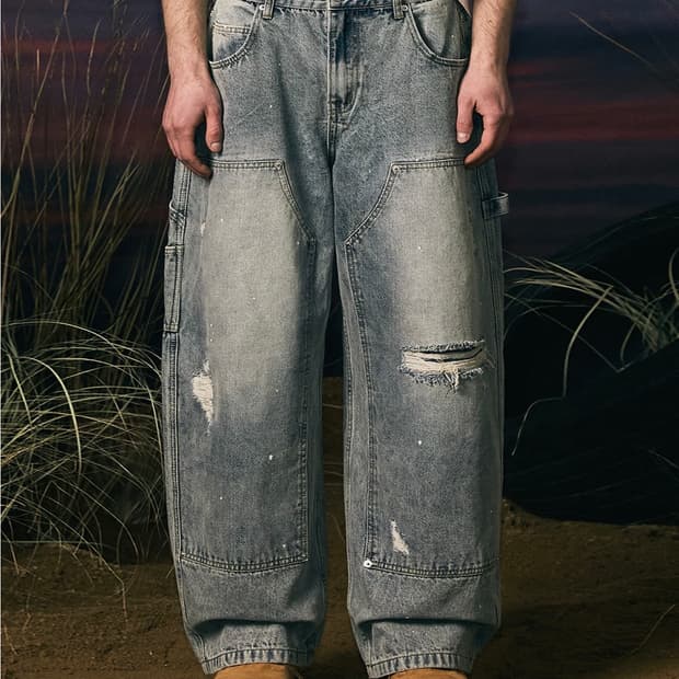 [텍 제거 새상품] 어널러코드 Painting Carpenter 데님