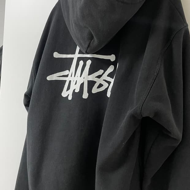 스투시 기본 후드티 L