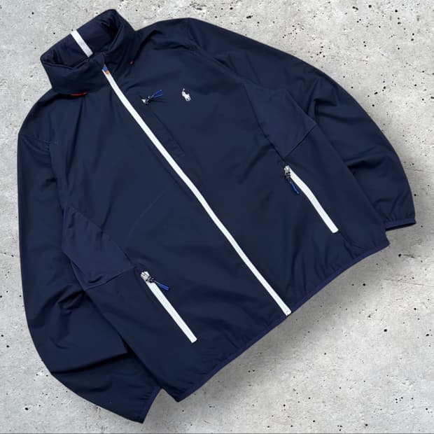 [L] 폴로 랄프로렌 신형 네이비 바람막이 폴리 자켓 B550