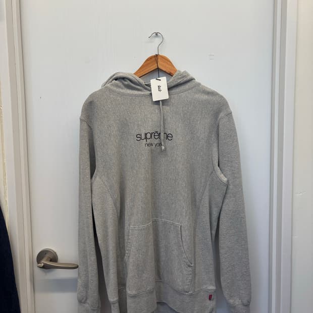 Supreme classic newyork logo hoodie