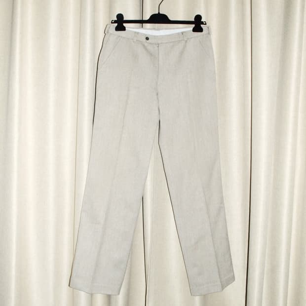 JACQUES PERNET Wool No-tuck Pants