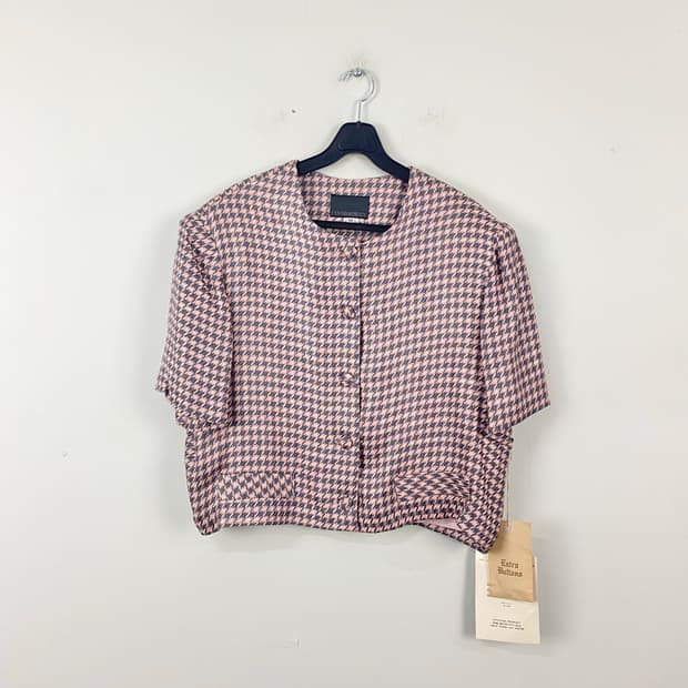 Cynthia Rowley 신시아로리 하운드투스 반팔 자켓 14 <18>