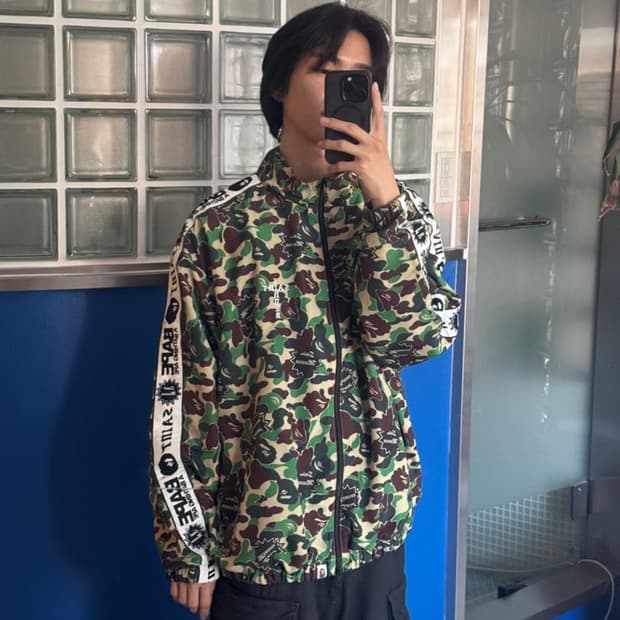 bape TRACK JACKET 트랙 재킷