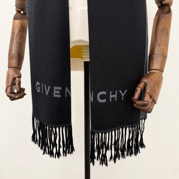 Givenchy Reversible Virgin Wool Muffler