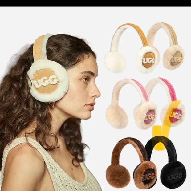 UGG 호주 귀마개 블랙 새상품